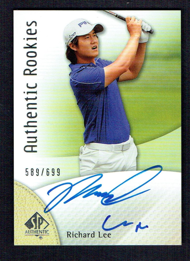 Richard Lee signed autograph auto 2013 Upper Deck SP Authentic Rookies 589/699