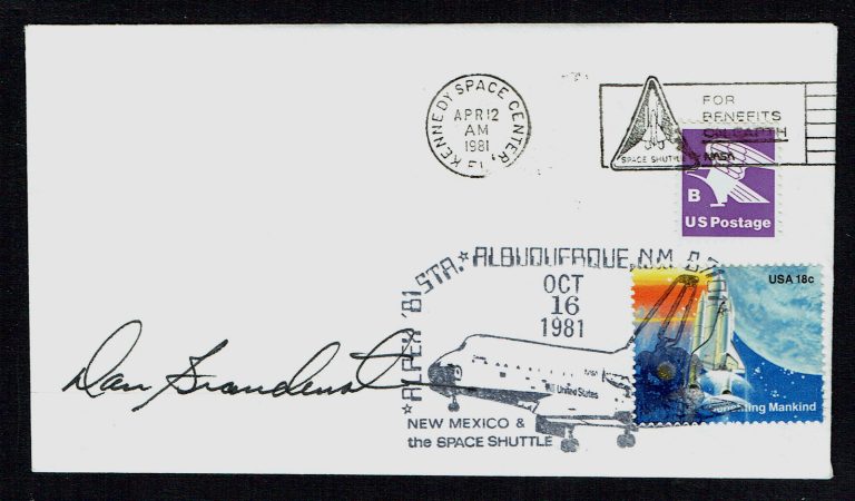 Dan Brandenstien signed autograph Cover NASA Astronaut on STS-8, 51-G, 32, & 49