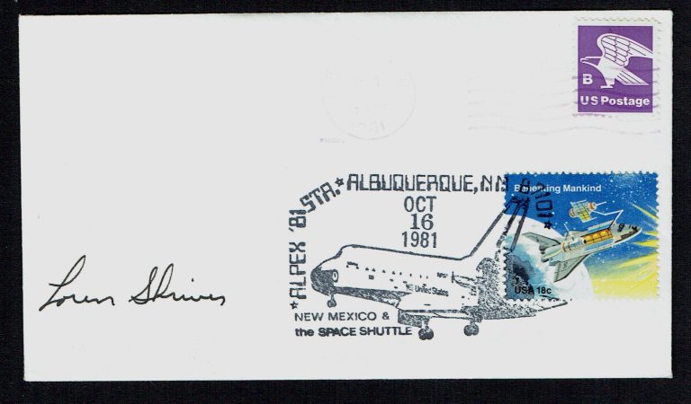 Loren Shriver signed autograph Cover  NASA Astronaut STS-51-C, STS-31 &STS-46