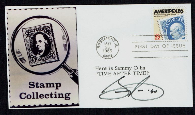 Sammy Cahn (d. 1993) signed autograph First Day Cover FDC Lyricist Let It Snow