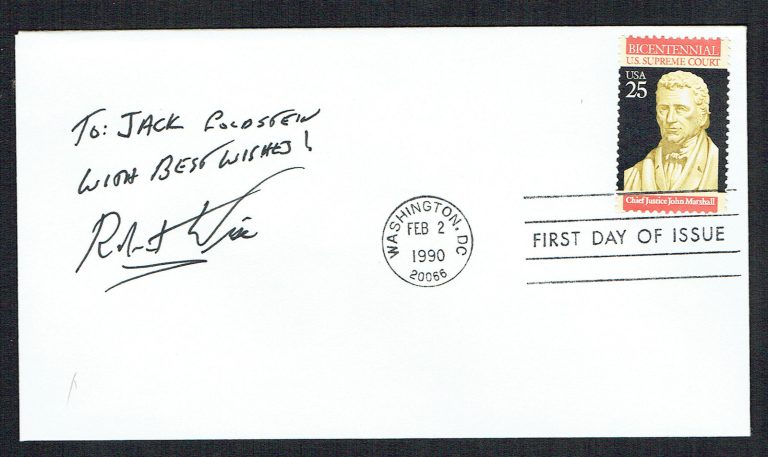 Robert Wise (d. 2005) signed autograph auto First Day Postal Cover FDC Director