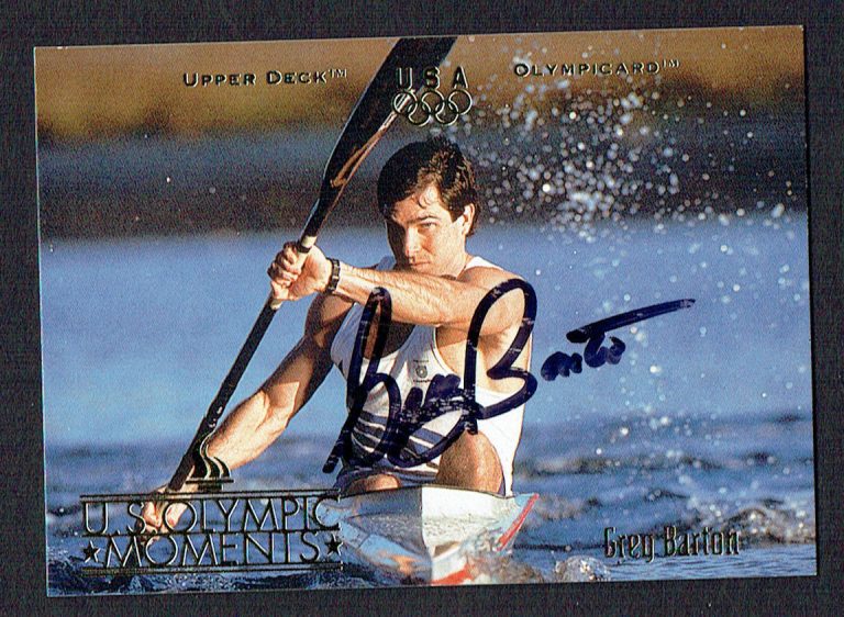Greg Barton #57 signed autograph auto 1996 Upper Deck Olympic Trading Card