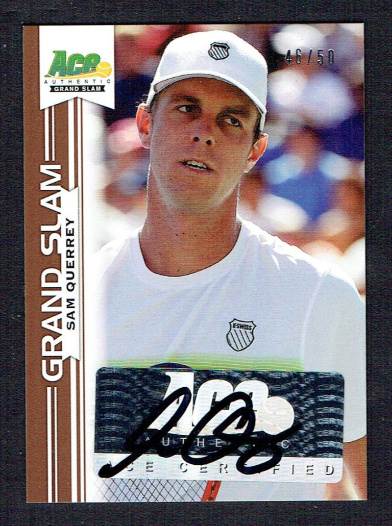 Sam Querrey signed autograph auto 2013 Ace Authentic Grand Slam Tennis 46/50