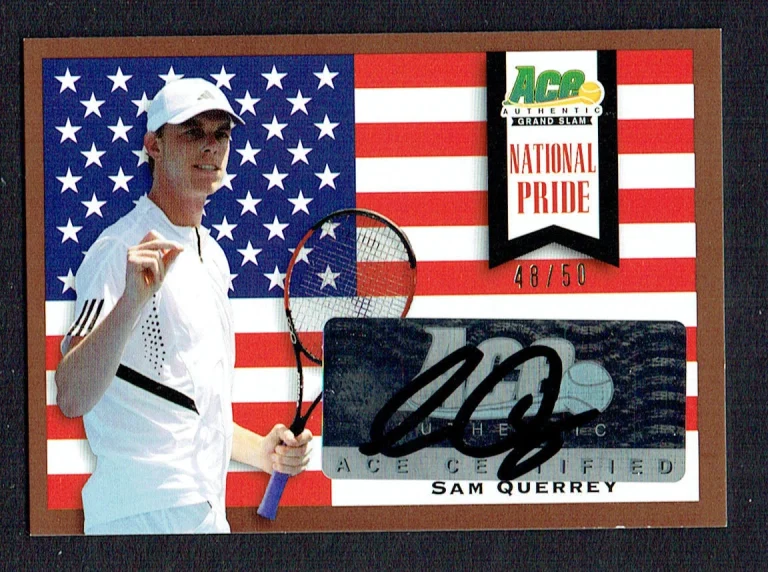 Sam Querrey signed autograph auto 2013 Ace Authentic National Pride Card 48/50