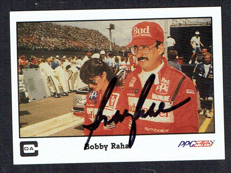 Bobby Rahal #1 signed autograph auto 1987 A&S Racing PPG Indy Trading Card
