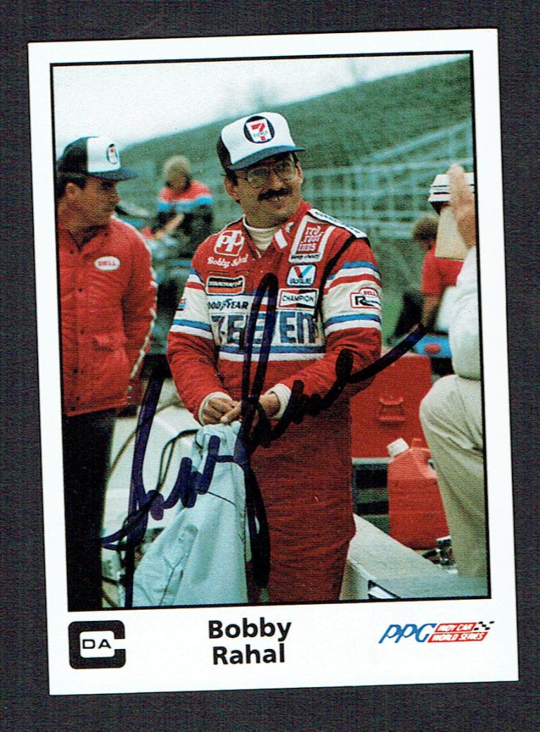 Bobby Rahal #12 signed autograph auto 1985 A&S Racing PPG Indy Trading Card