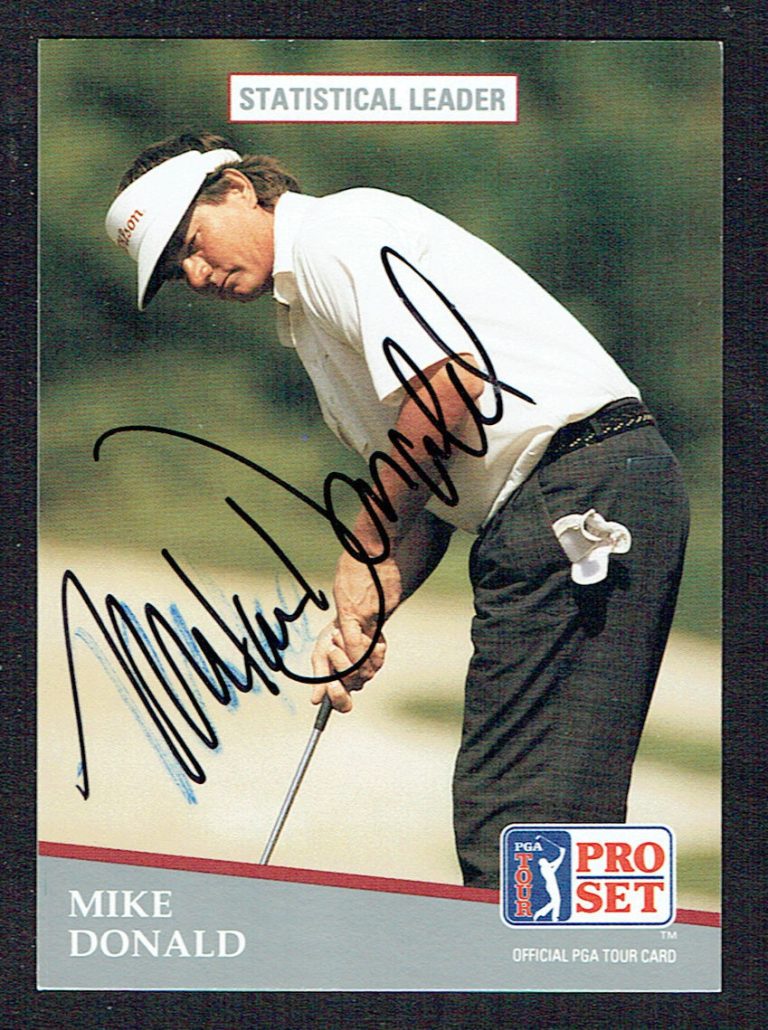 Mike Donald #275 signed autograph auto 1991 Pro Set Golf Trading Card