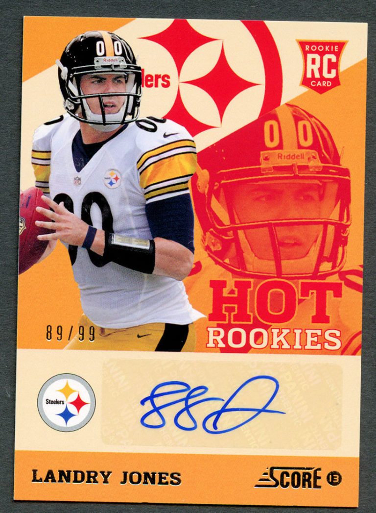 Landry Jones #25 signed autograph auto 2013 Panini Score Hot Rookies 89/99