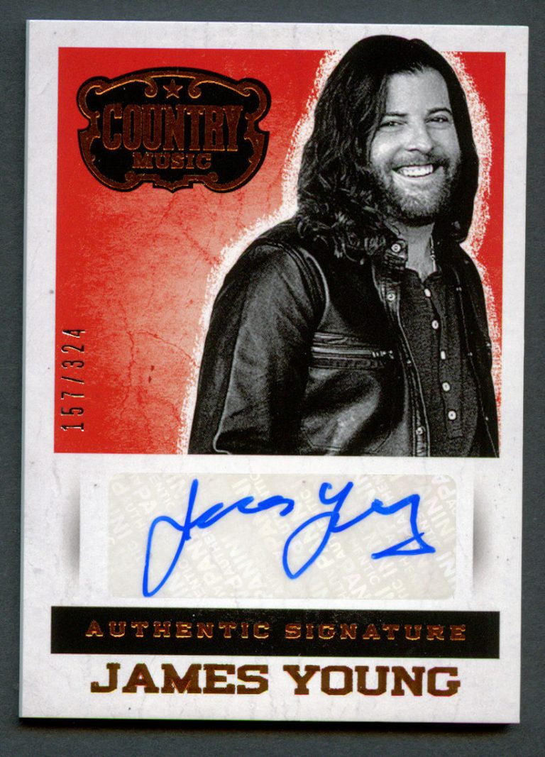 James Young #S-JY signed autograph auto 2014 Panini Country Music Card 157/324