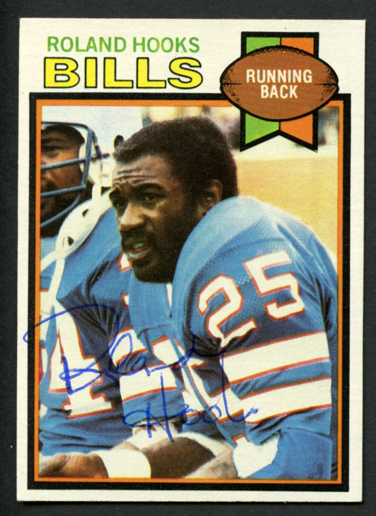 Roland Hooks #379 signed autograph auto 1979 Toops Football Trading Card