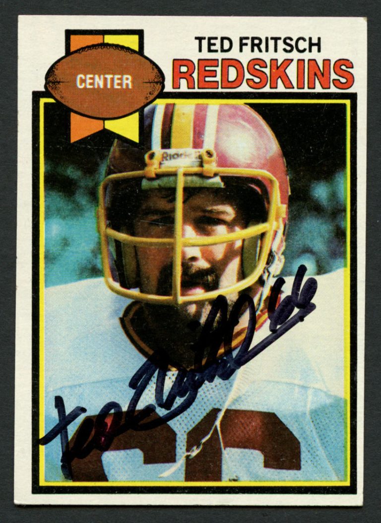 Ted Fritsch #61 signed autograph auto 1979 Toops Football Trading Card