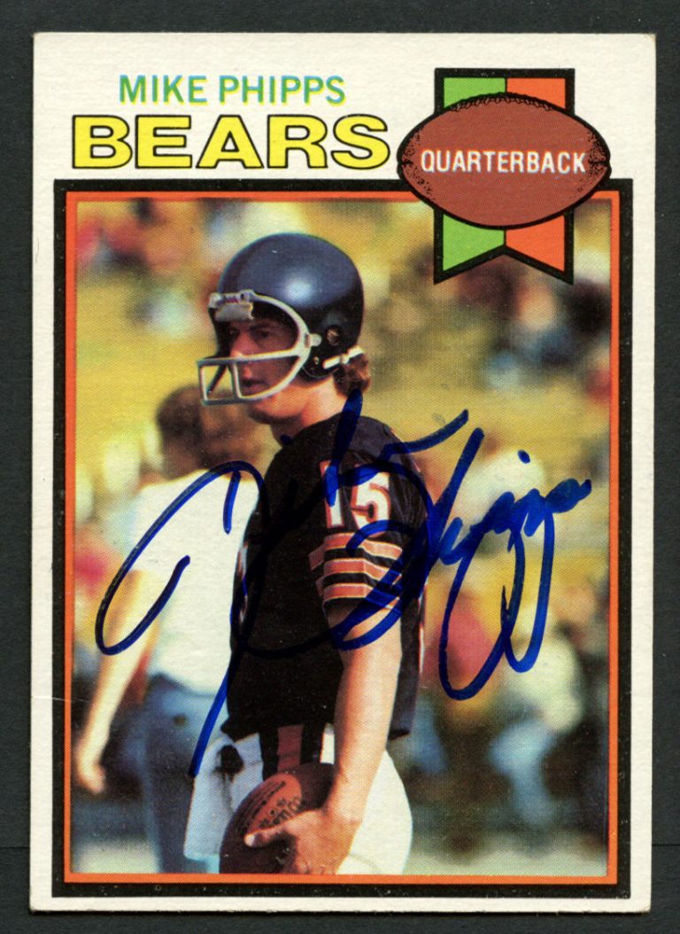 Mike Phipps #179 signed autograph auto 1979 Toops Football Trading Card