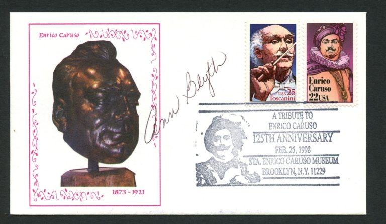 Ann Blyth signed autograph auto Postal Cover Actress: Mildred Pierce PC019