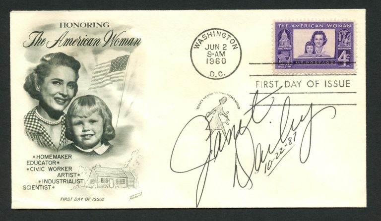 Janet Dailey (d. 2013) signed autograph auto Frist Day Cover Novelist PC034