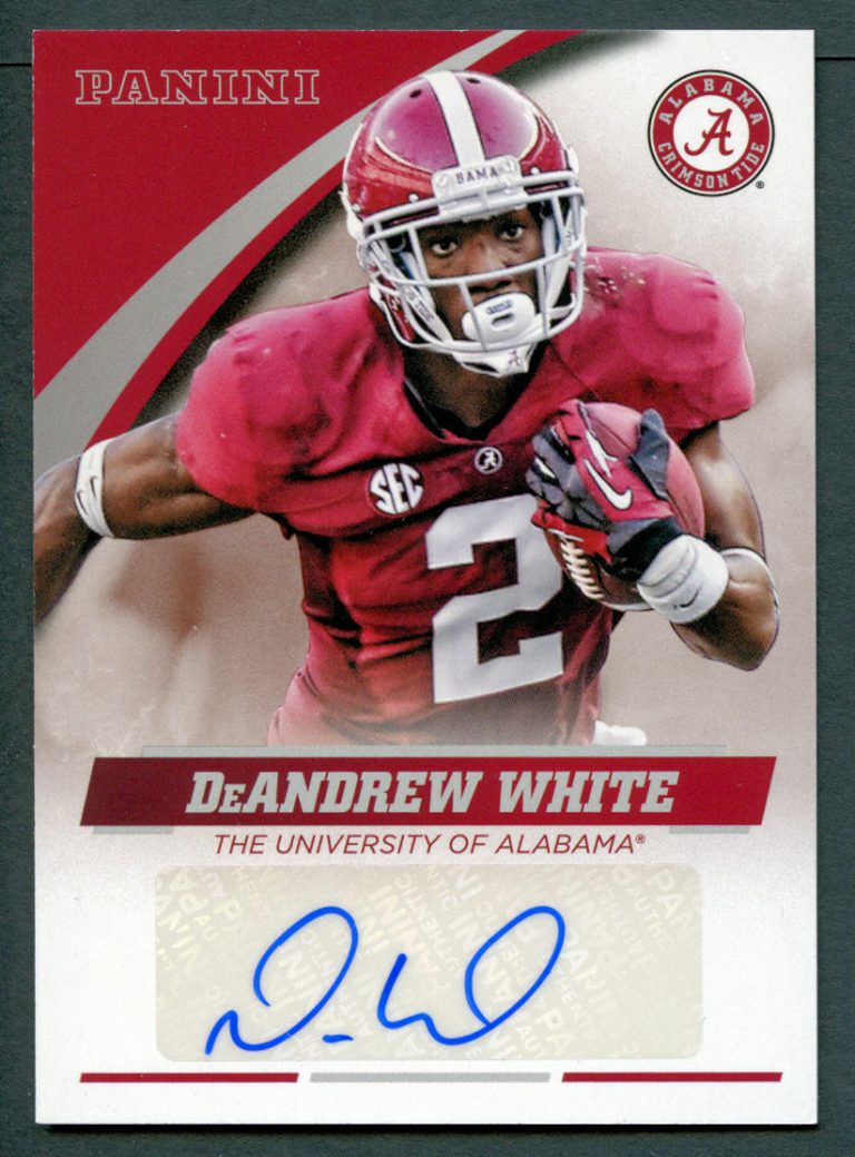 DeAndrew White #DW-AL signed autograph auto 2015 Panini Alabama Team Collection