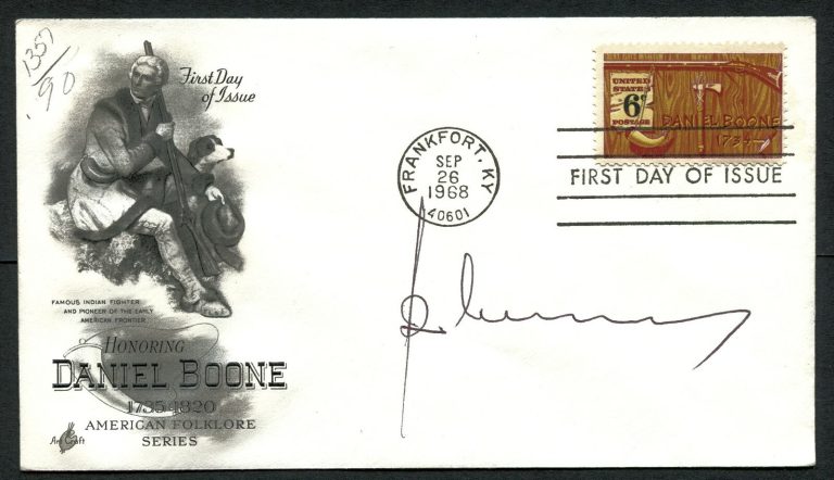 Reinhold Messner signed autograph auto First Day Cover FDC Mountaineer PC055