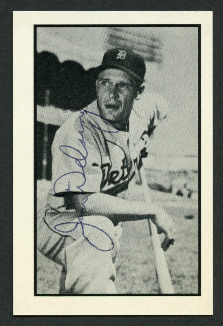 Jim Delsing #44 signed autograph auto 1983 B.G.H.L.I. Bowman Baseball Card
