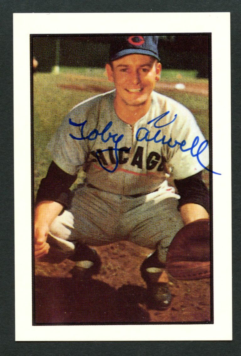 Toby Atwell #112 signed autograph auto 1983 B.G.H.L.I. Bowman Baseball Card