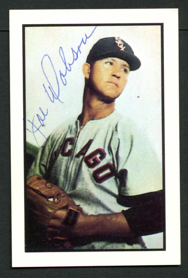 Joe Dobson #88 signed autograph auto 1983 B.G.H.L.I. Bowman Baseball Card