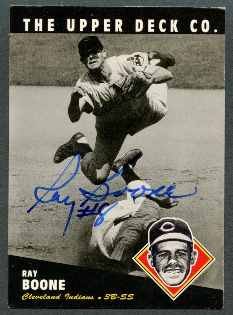 Ray Boone #22 signed autograph auto 1994 Upper Deck Co. BAT Baseball Card