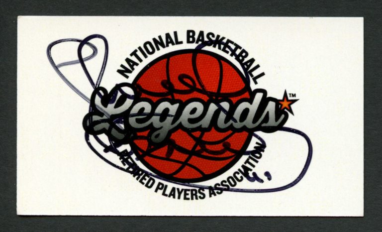 Thurl Bailey signed autograph Retired Players Association Business Card BC110