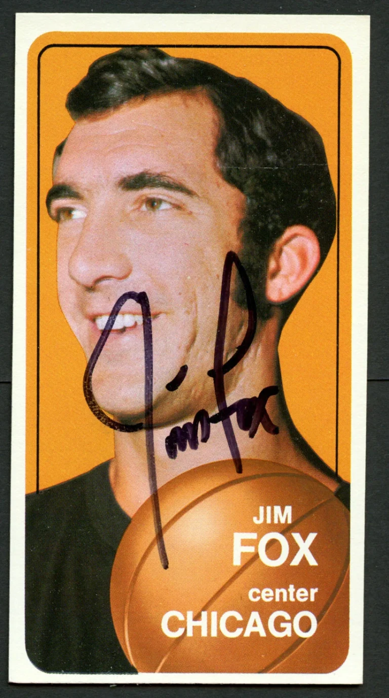 Jim Fox #98 signed autograph auto 1970-71 Topps Basketball Trading Card