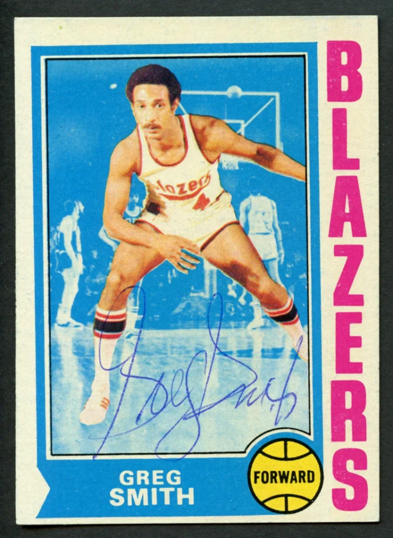 Greg Smith #128 signed autograph auto 1974-75 Topps Basketball Trading Card