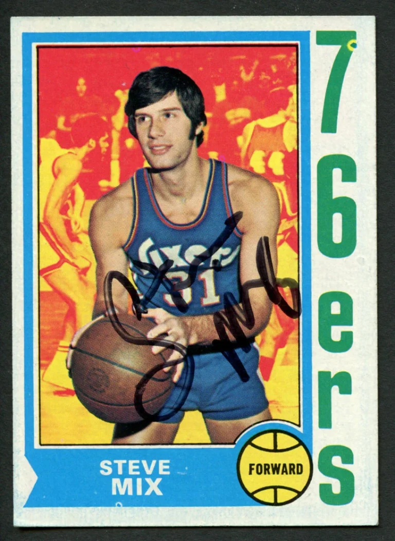 Steve Mix #56 signed autograph auto 1974-75 Topps Basketball Trading Card