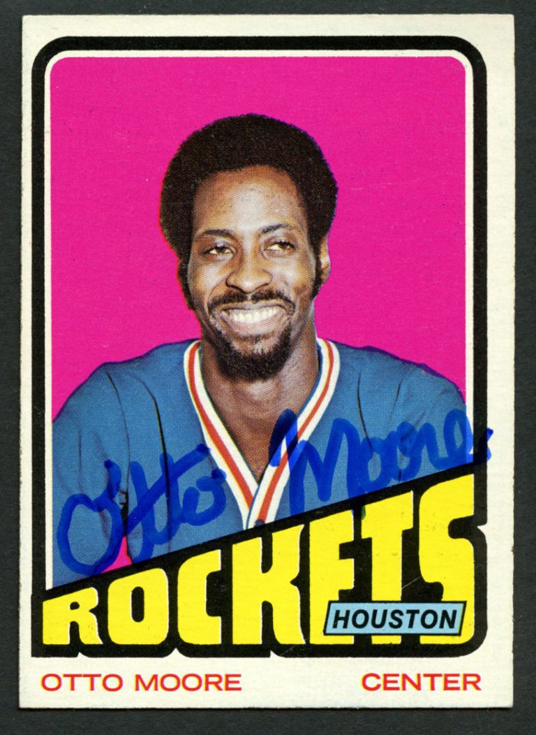 Otto Moore #86 signed autograph auto 1972-73 Topps Basketball Trading Card