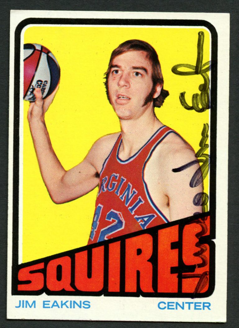 Jim Eakins #213 signed autograph auto 1972-73 Topps Basketball Trading Card