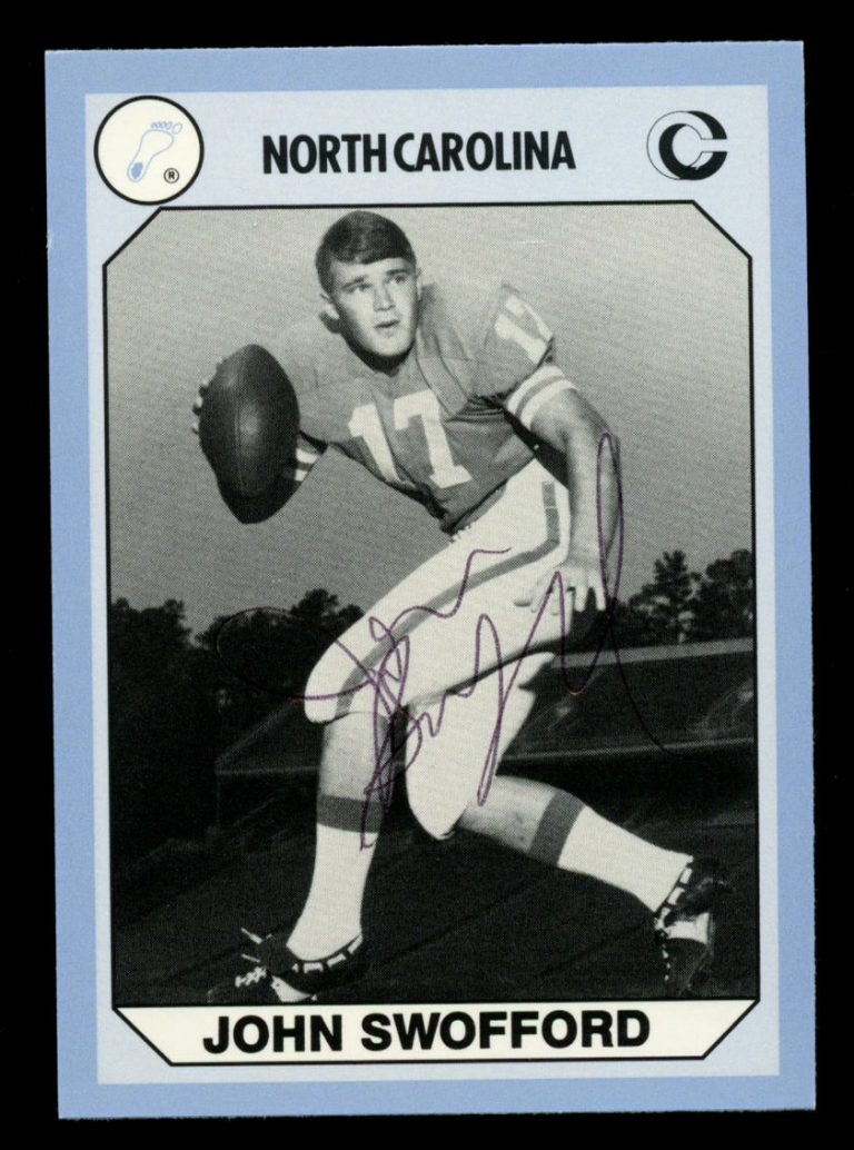 John Swofford #106 signed autograph auto 1990 North Carolina Collegiate Card