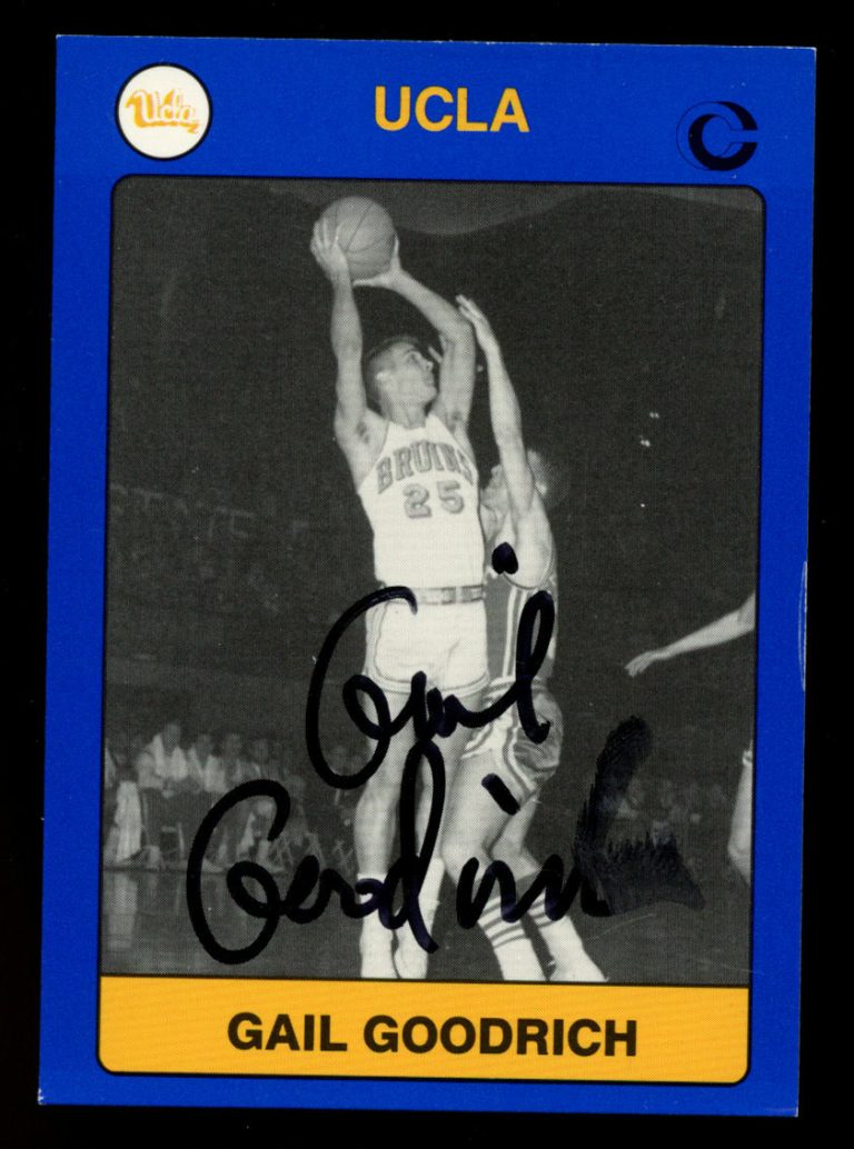 Gail Goodrich #89 signed autograph auto 1991 UCLA Collegiate Collection Card