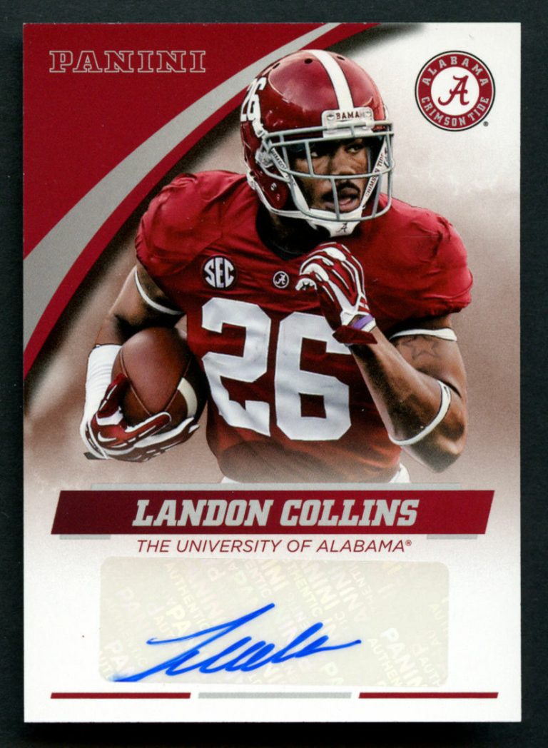 Landon Collins #LC-AL signed autograph auto 2015 Panini Alabama Team Collection