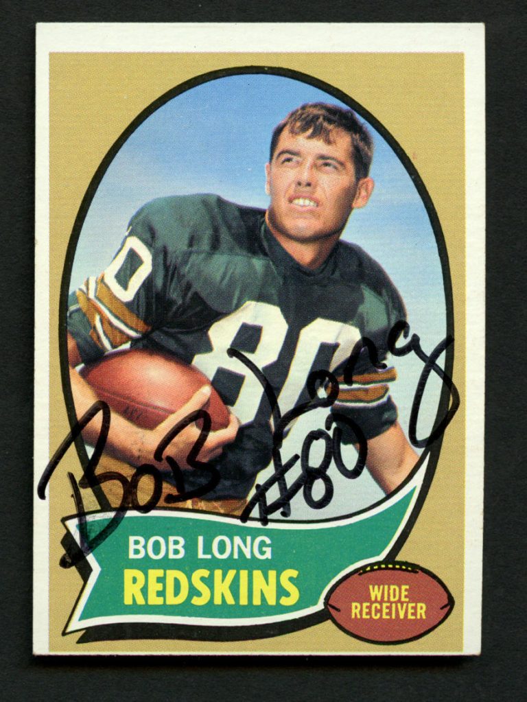 Bob Long #53 signed autograph auto 1970 Topps Football Trading Card