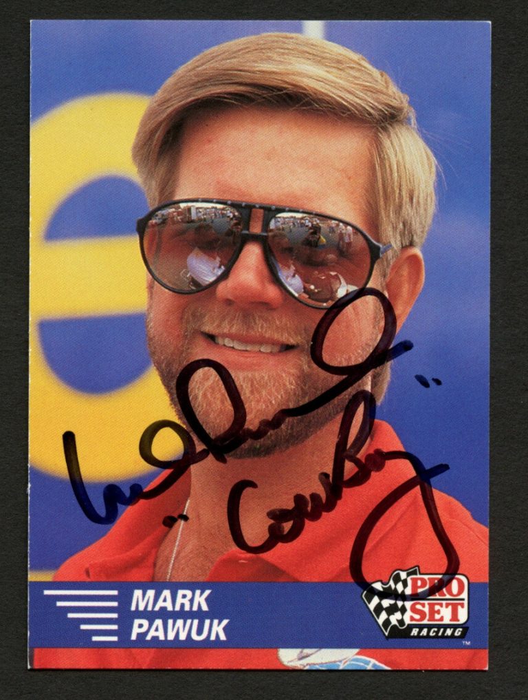 Mark Pawuk #40 signed autograph auto 1991 Pro Set NHRA Car Card