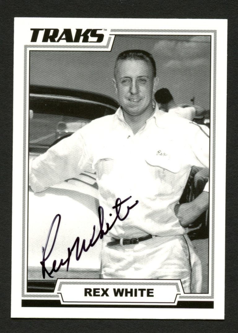 Rex White #88 signed autograph auto 2006 TRAKS NASCAR Trading Card