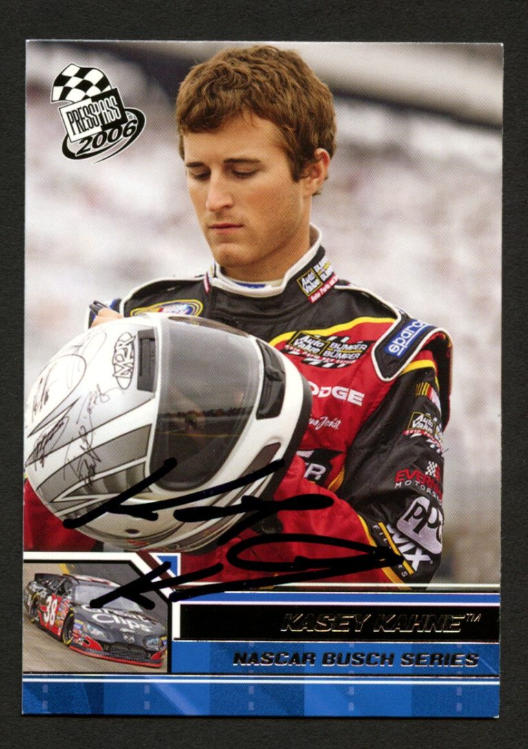 Kasey Kahne #40 signed autograph auto 2006 Press Pass NASCAR Trading Card