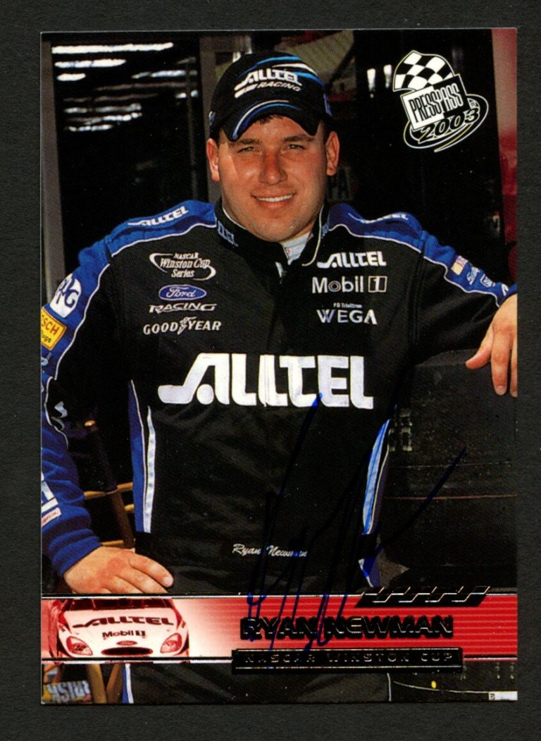 Ryan Newman #23 signed autograph auto 2003 Press Pass NASCAR Trading Card