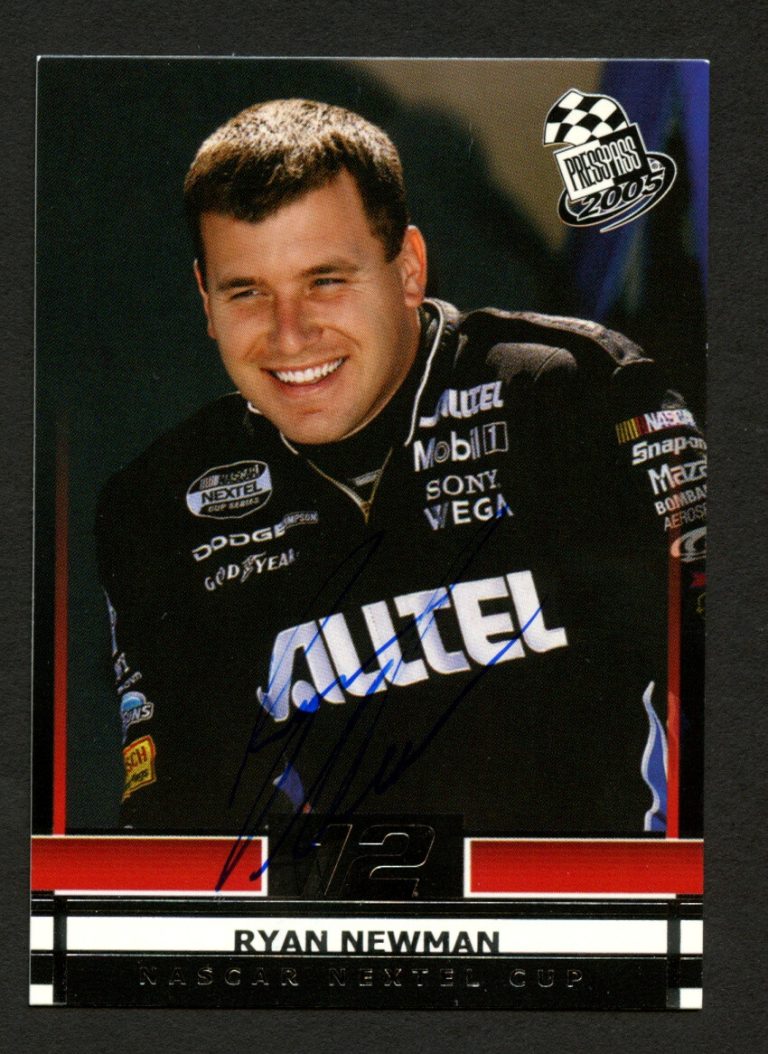 Ryan Newman #9 signed autograph auto 2005 Press Pass NASCAR Trading Card