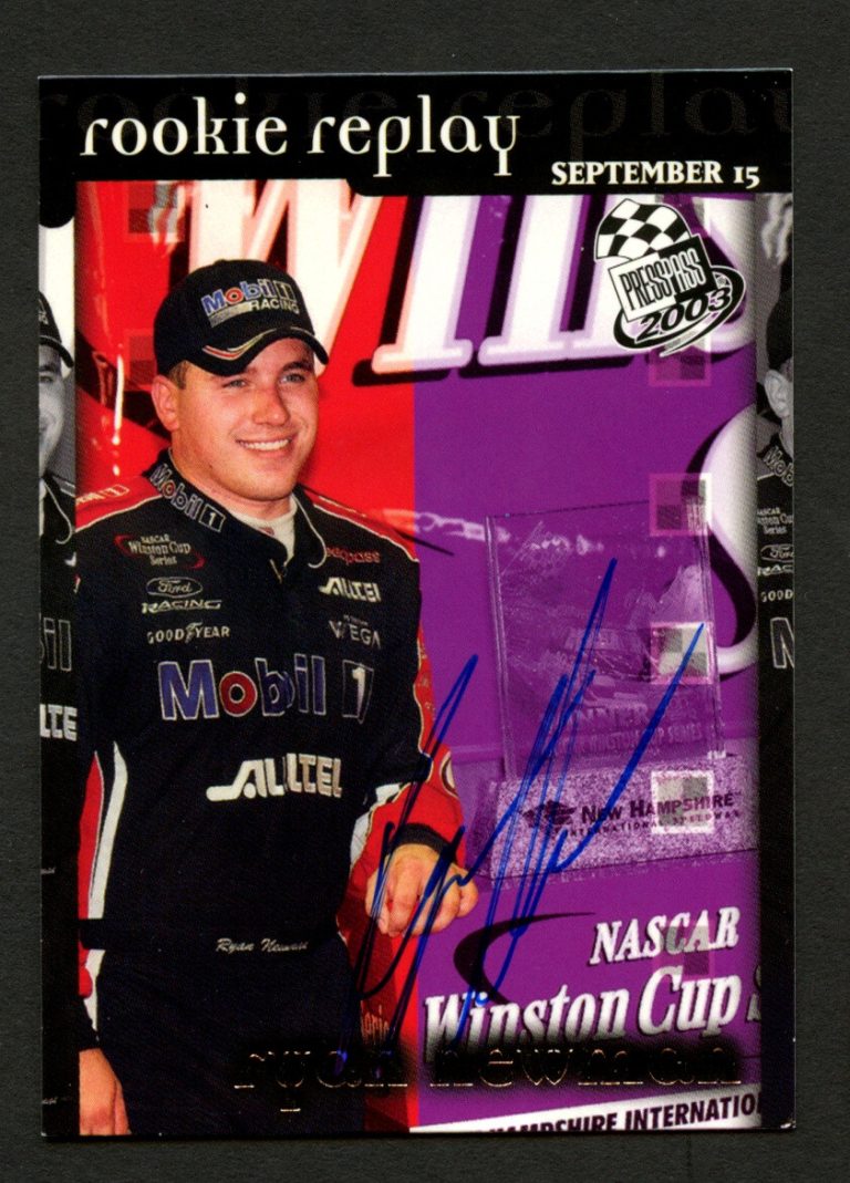 Rookie Replay #69 signed autograph auto 2003 Press Pass NASCAR Trading Card