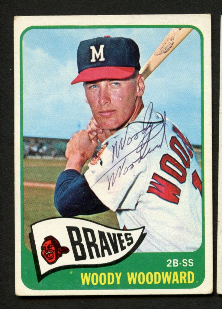 Woody Woodward #487 signed autograph auto 1965 Topps Baseball Trading Card