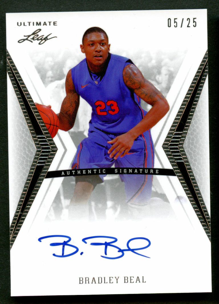 Bradley Beal BA-BB1 signed autograph auto 2012 Leaf Ultimate Basketball 5/25