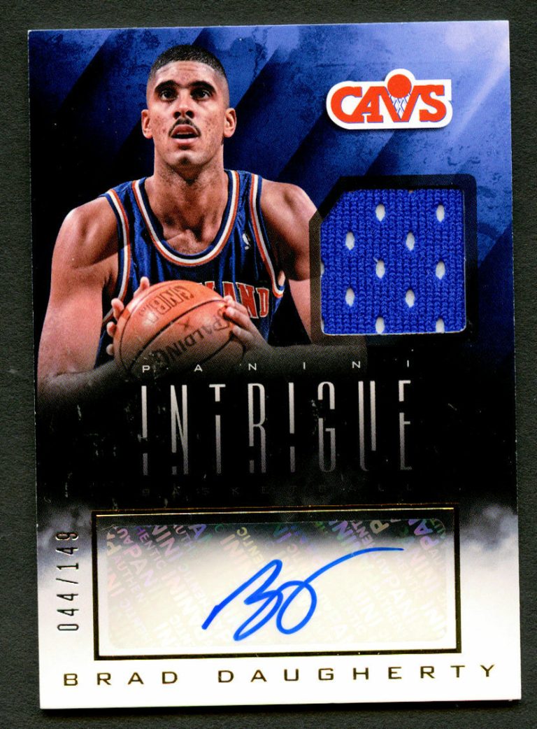 Brad Daugherty #26 signed autograph auto 2013-14 Panini Intrigue Card 44/149