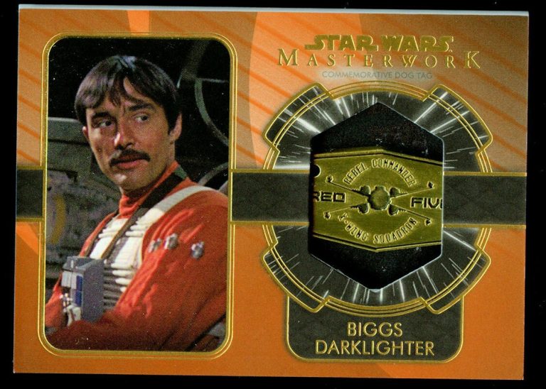Biggs Darklighter DT-RB Topps 2020 Star Wars Masterwork Orange Medallion 2/10