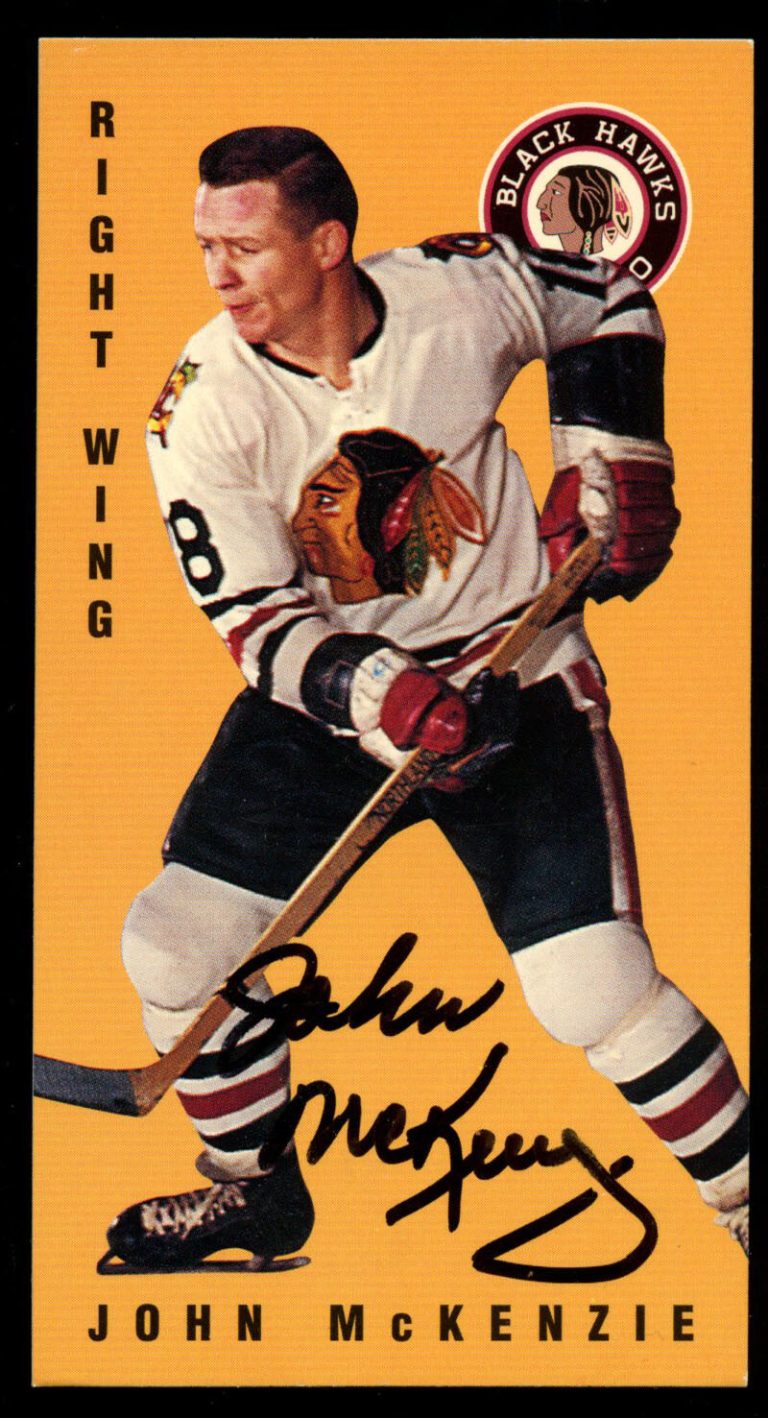 John McKenzie #36 signed autograph auto 1994 Parkhurst Tall Boy Hockey Card