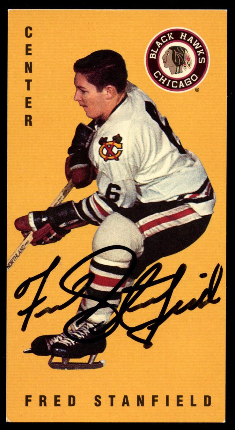 Fred Stanfield #37 signed autograph auto 1994 Parkhurst Tall Boy Hockey Card