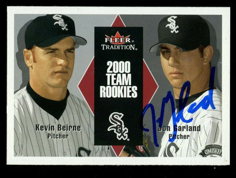 Jon Garland #U131 signed autograph auto 2000 Fleer Tradition Baseball Card