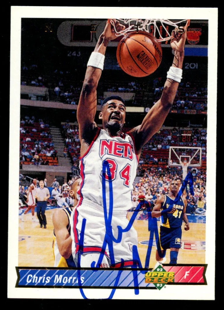 Chris Morris #129 signed autograph auto 1992-93 Upper Deck Basketball Card