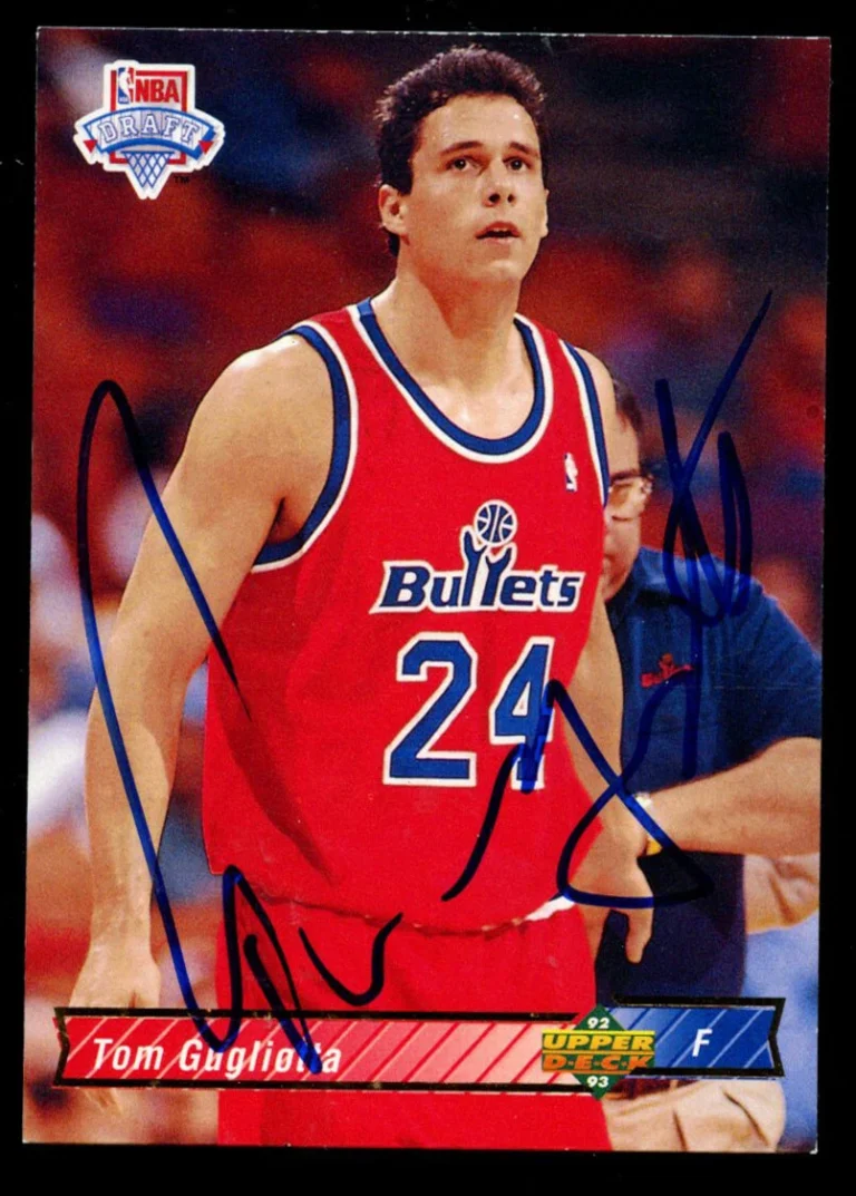 Tom Gugliotta #14 signed autograph auto 1992-93 Upper Deck Basketball Card