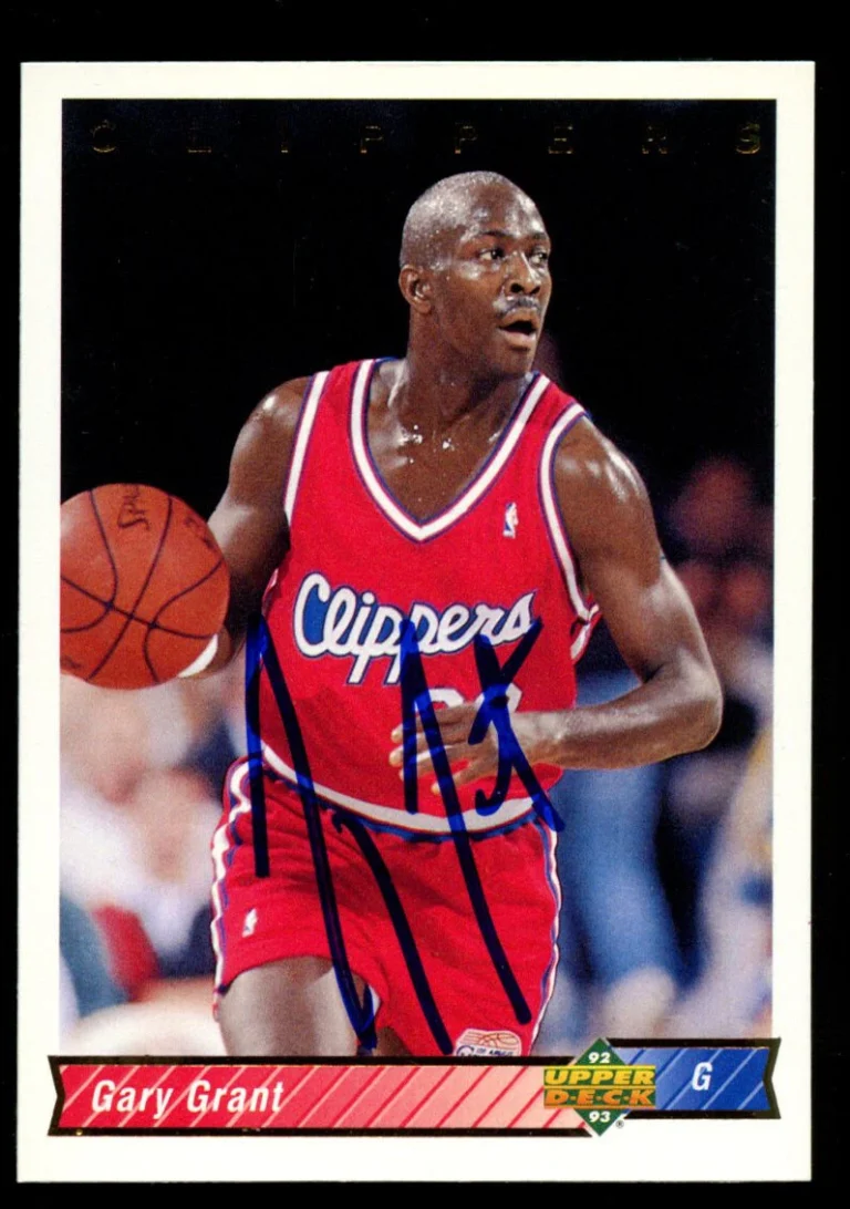 Gary Grant #203 signed autograph auto 1992-93 Upper Deck Basketball Trading Card